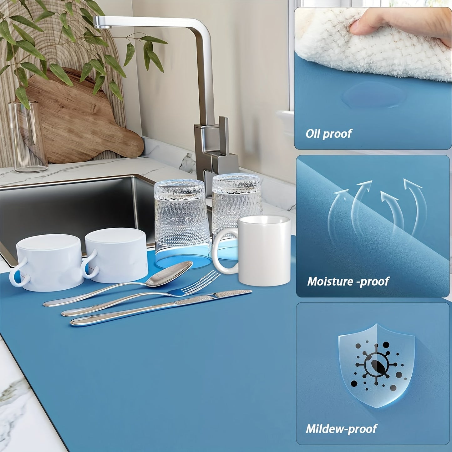DryMax™ Dish Drying Mat
Absorb, Dry, Protect – Effortless Kitchen Cleanliness.